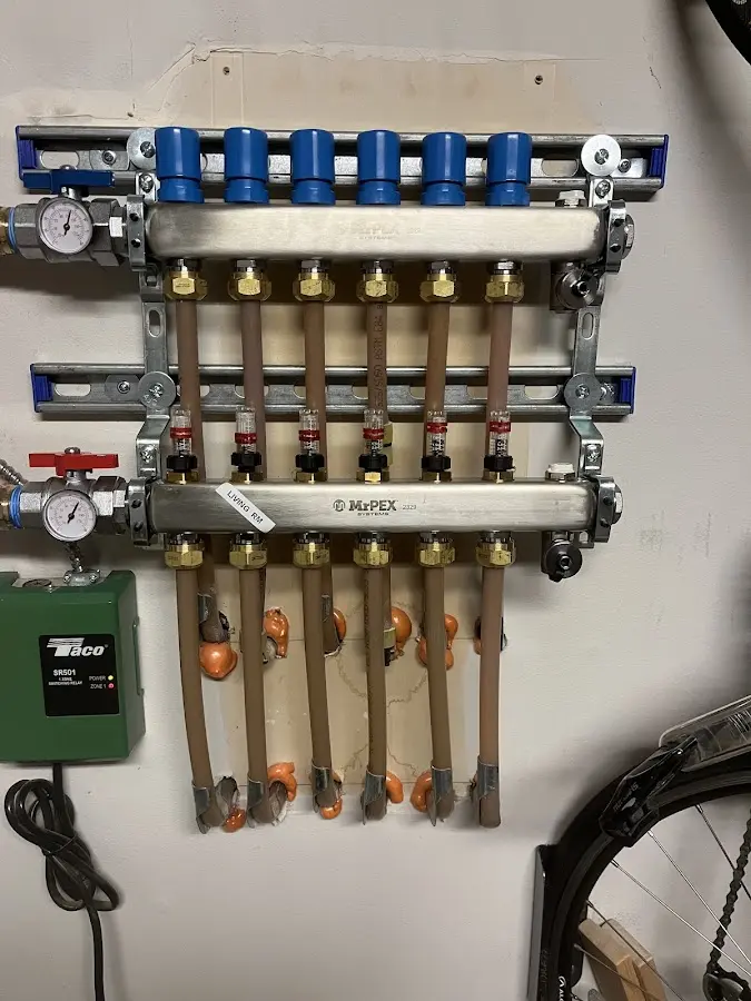 Plumber performing Leak Detection at a residential property in Barre